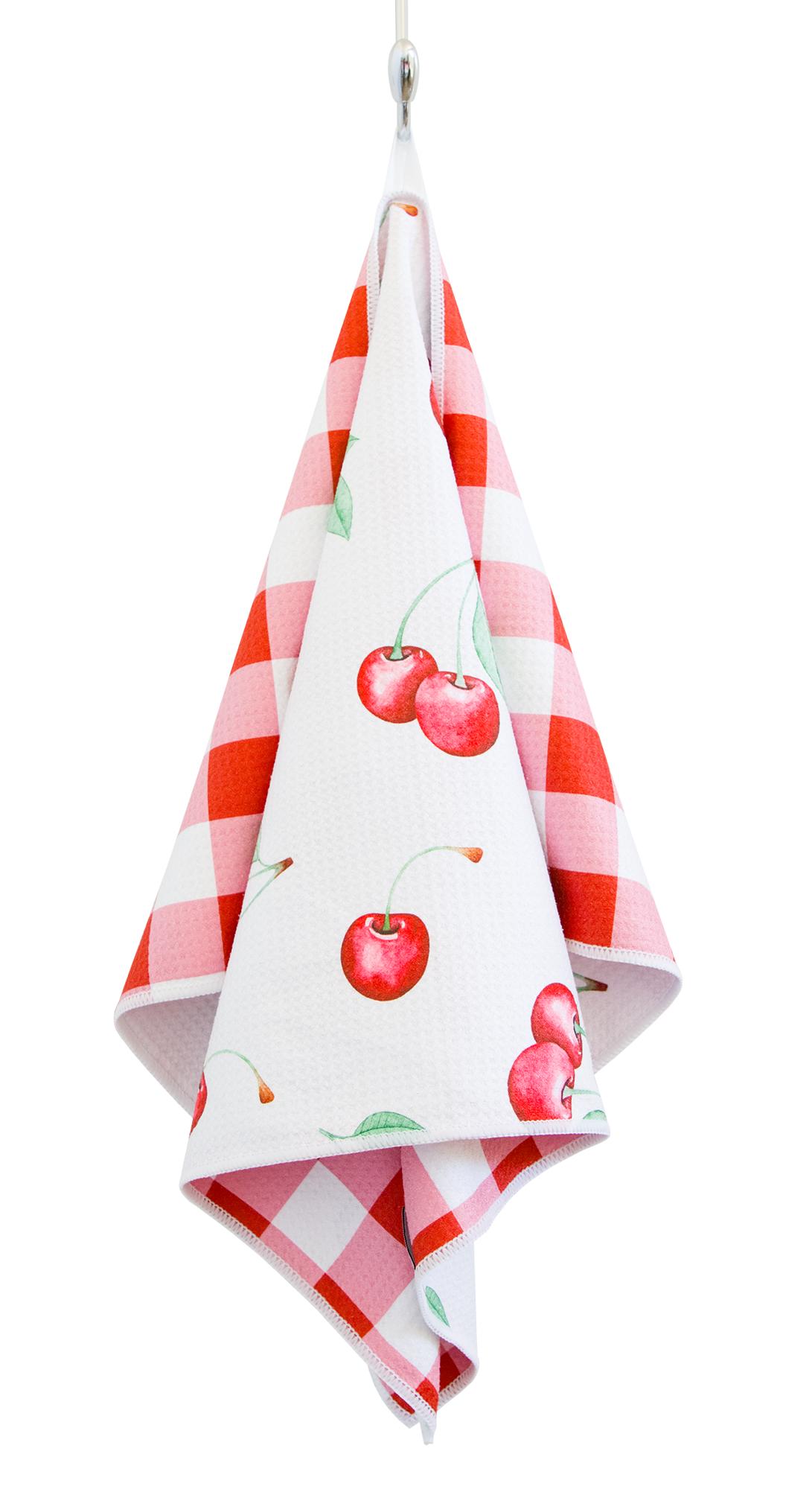Cherry On Top Waffle Hand Towel Jane